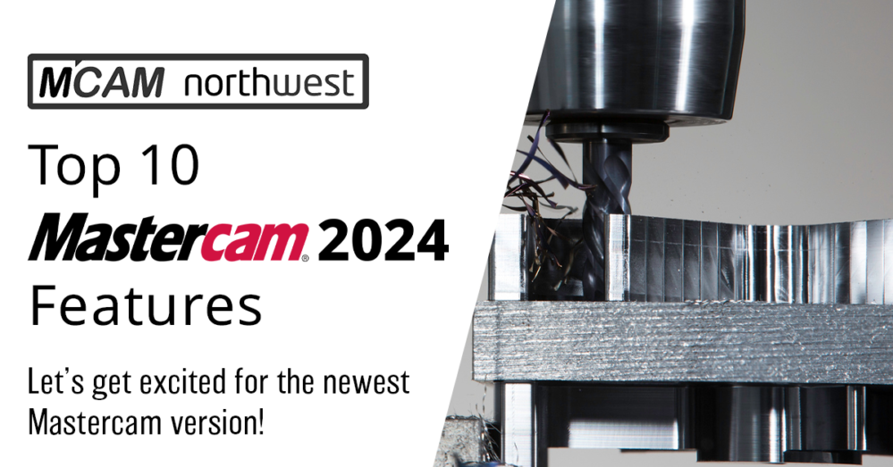 Mastercam 2024 Features. New Gview Cube, Process Hole, Maximize