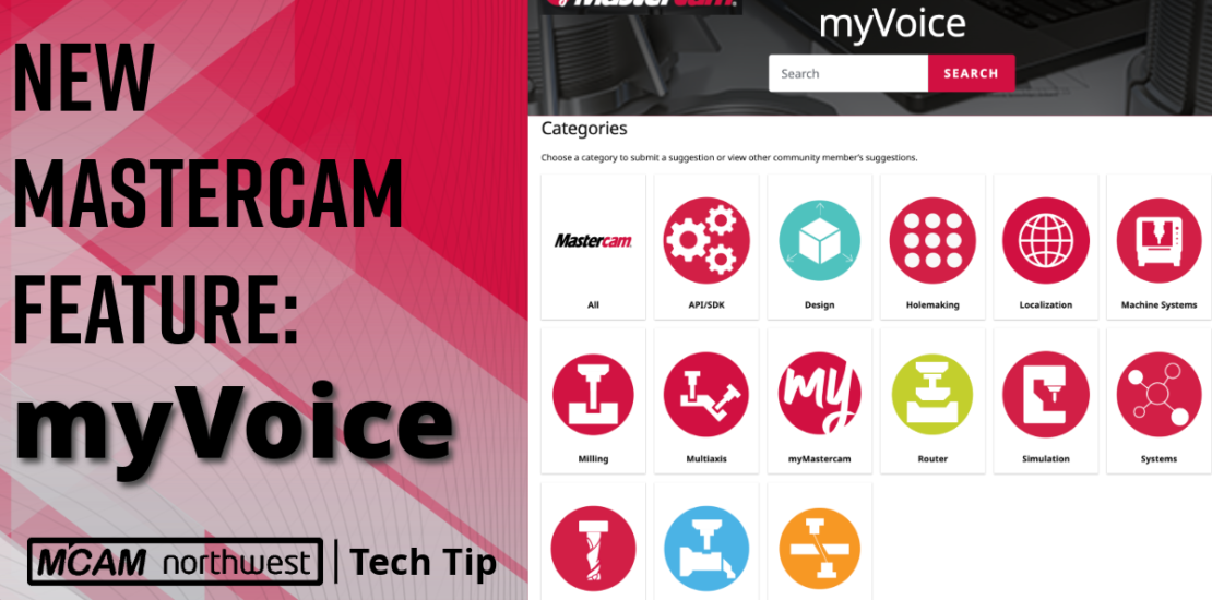 New Mastercam feature myVoice