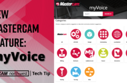 New Mastercam feature myVoice